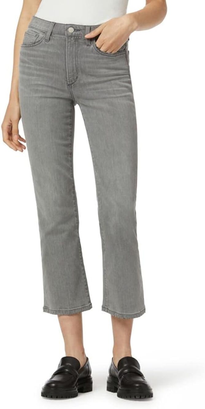 Joe's The Callie High Rise Cropped Boot Women's Gray Jeans